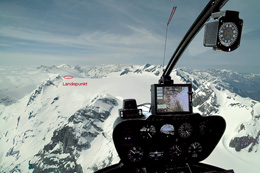 Endanflug Claridenüfifirn